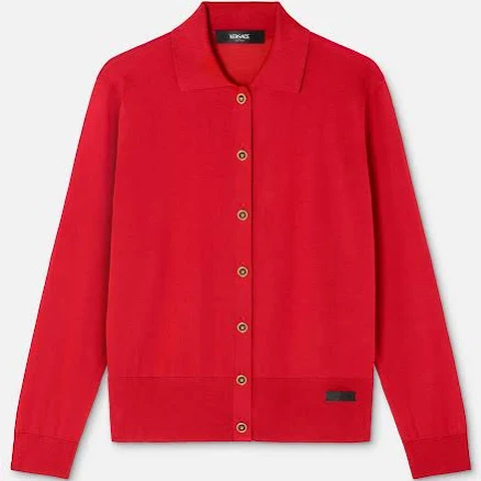 Versace Women's Silk-Blend Knit Cardigan
