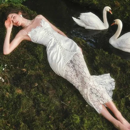 Woodland Swan Dress