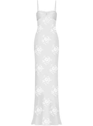 Cult Mia Lace Swan Slip Maxi Dress