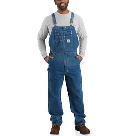 Carhartt Men's Loose Fit Denim Bib Overalls