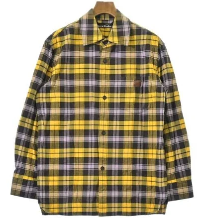 Acne Studios Men's Salak Check Face Flannel Shirt