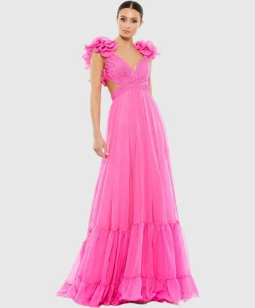 Mac Duggal Iconic Ruffle Gown