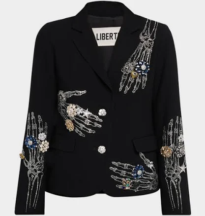 Libertine Buried Treasure Embellished Single-Breasted Blazer