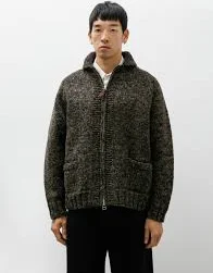Cowichan Sweater Yak Lamb Multi Ply Hand Knit Camo