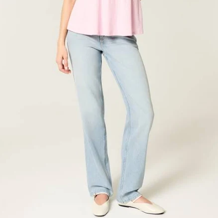 Hollister Women's High-Rise Straight Jeans