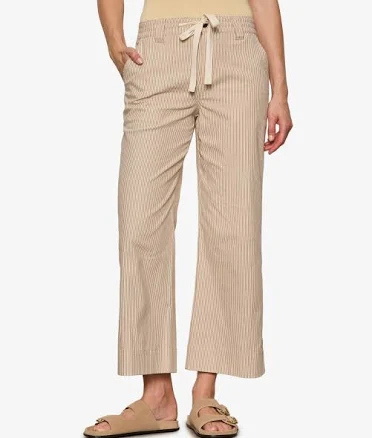 Sanctuary Women's Lily Stripe Cropped Pants