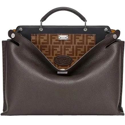 Peekaboo Iseeu Medium , Brown, One Size - Fendi