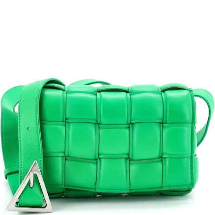 Bottega Veneta Cassette Padded Maxi Intrecciato Leather Crossbody Bag