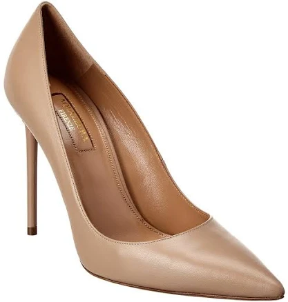 Aquazzura Purist 105 Leather Pumps