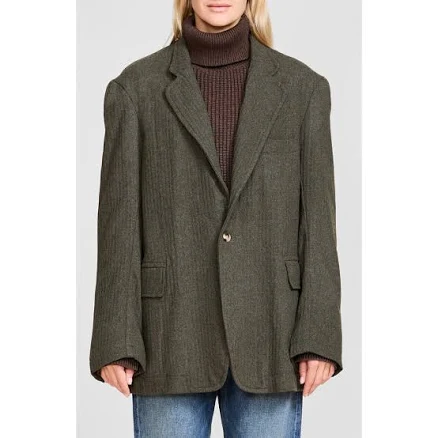 Denimist Women's Deconstructed Wool Blend Blazer