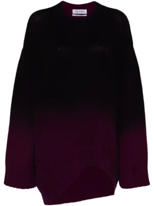 Ombré Open-knit Jumper
