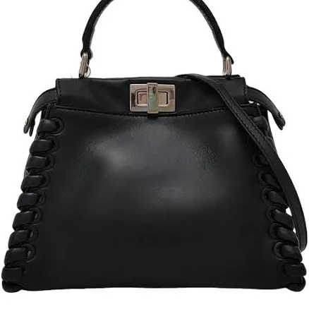 Fendi Peekaboo Leather Satchel Bag