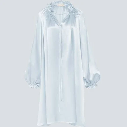 Sophia Ruffle Trim Shirt Dress