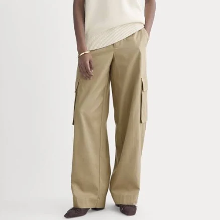 Everlane Wide-Leg Cotton Cargo Trousers