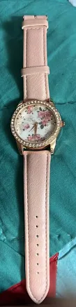 Crystal Flower Pink Watch