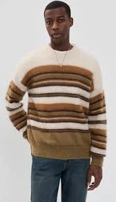 Drussell Stripe Mohair Sweater