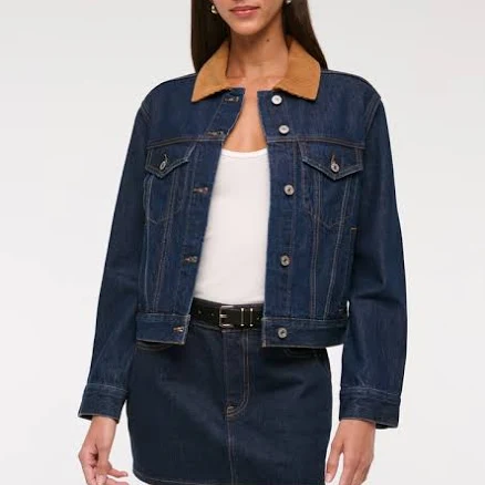 Abercrombie & Fitch Women's Denim Trucker Jacket