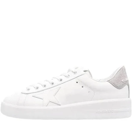 Golden Goose Pure Star Glitter Women Sneakers - White/silver