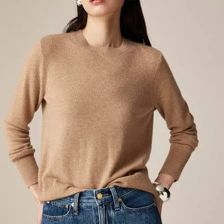 J.Crew Women's Cashmere Classic-fit Crewneck Sweater