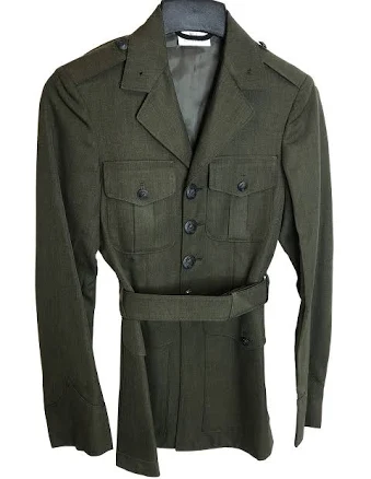 Men's Military Garbardine Coat