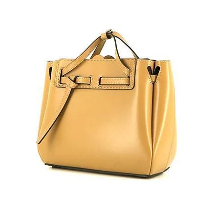 Loewe Lazo mini handbag in beige smooth leather