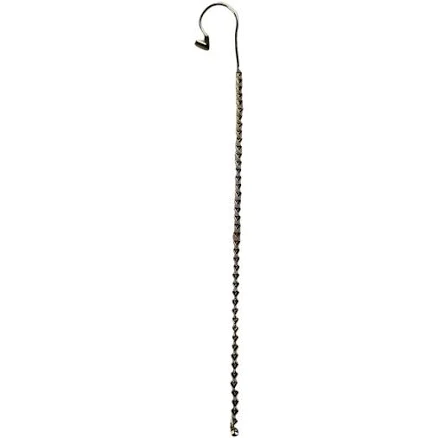 LOUIS VUITTON Essential V Steel Earring Gold-Tone