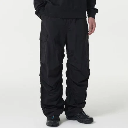 MUSINSA STANDARD Wide Shirring Nylon Cargo Pants