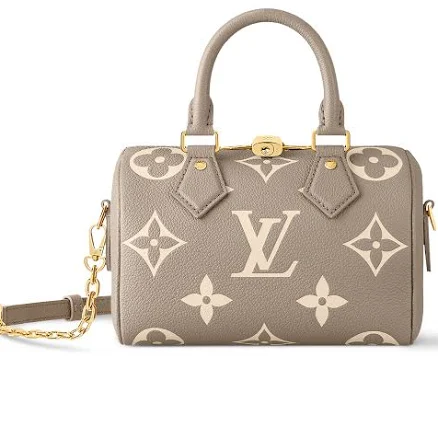 Louis Vuitton Bicolor Monogram Empreinte Speedy Bandouliere 20 Satchel