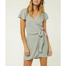 NEW O'Neill Sage Maureen Light Dress Wrap Dress