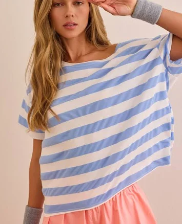 AS REVIVAL Off-Side Stripe Tee