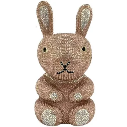 Rhinestone Rabbit Evening Bag