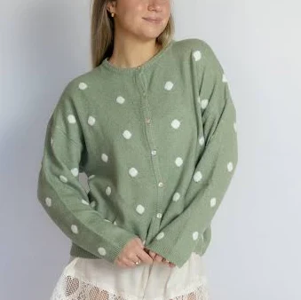 Polka Dot Cardigan