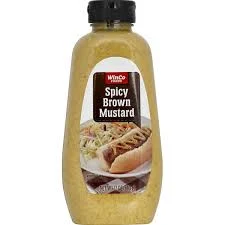 WinCo Mustard, Brown, Spicy