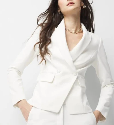 White House Black Market Women's Two-Button Studio Blazer