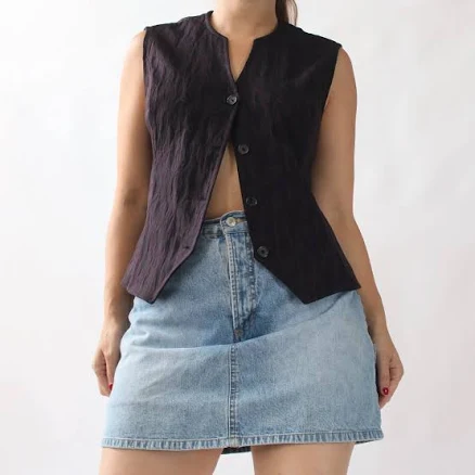 90s Jacquard Vest