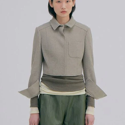 Knitted Crop Jacket
