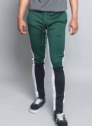 Men's Color Blocked Track Pants