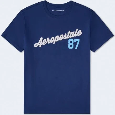 Aeropostale Men's 87 Applique Cotton Tee