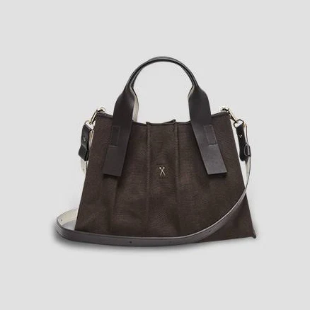Lucky Pleats Canvas Tote