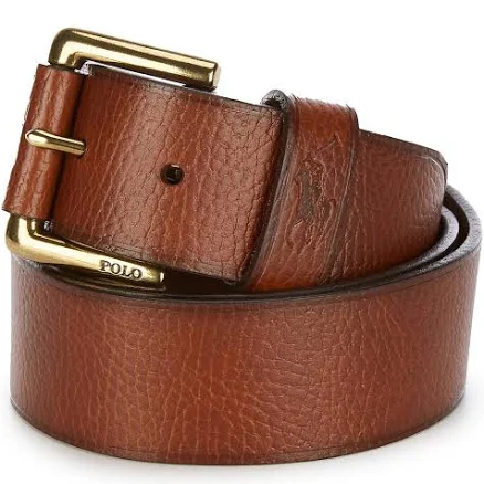 Polo Ralph Lauren Men's Signature Pony Leather Belt