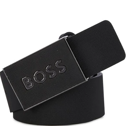 Hugo Boss Boss Icon Plaque Belt Mens
