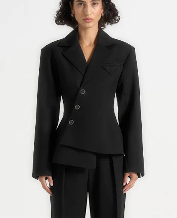 Women's Manière De Voir Thalia Asymmetric Tailored Double Breasted Blazer