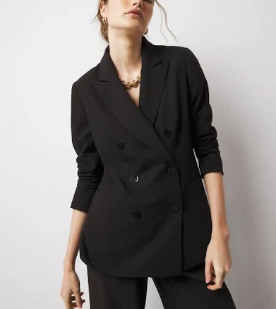 White House Black Market Women's Double-Breasted Blazer