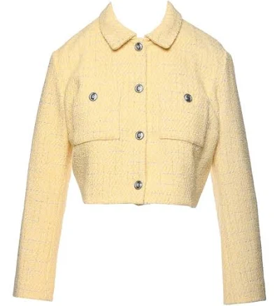 Maje Women's Villo Cropped Tweed Jacket