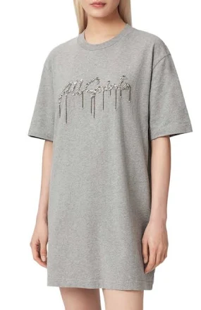 Allsaints Women's Chains Embellished T-Shirt Dress