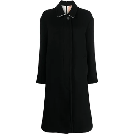 N°21 Single-Breasted Wool-blend Coat