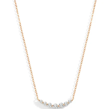 Mint & Lily Classic Arc Diamond Necklace