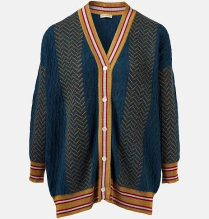Jacquard Cables Cardigan