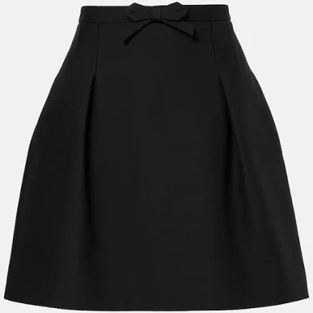 Valentino Crepe Couture Skirt Woman Black 36