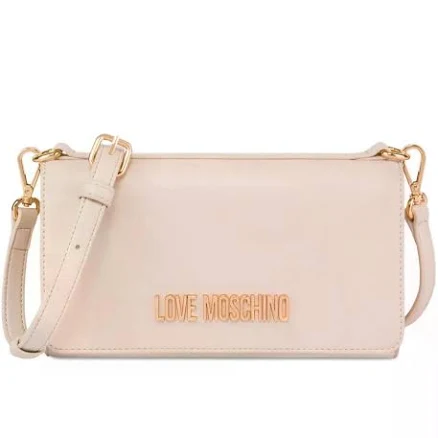 Moschino Logo Plaque Shoulder Bag
